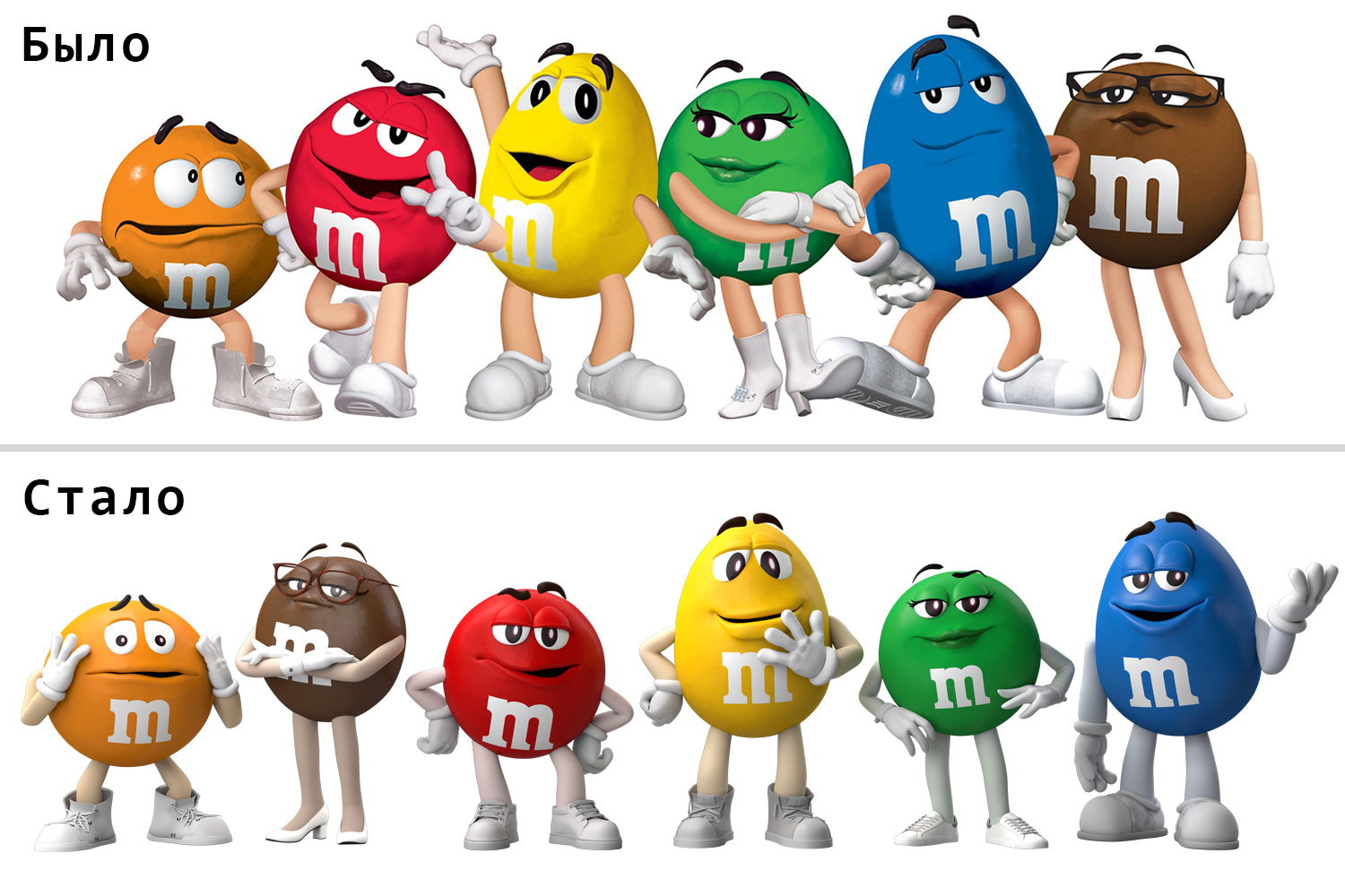 Персонажи M&M's станут прогрессивнее