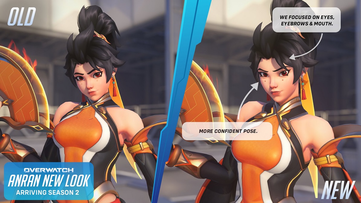 Blizzard изменили внешность Ань Жань, но чуть-чуть