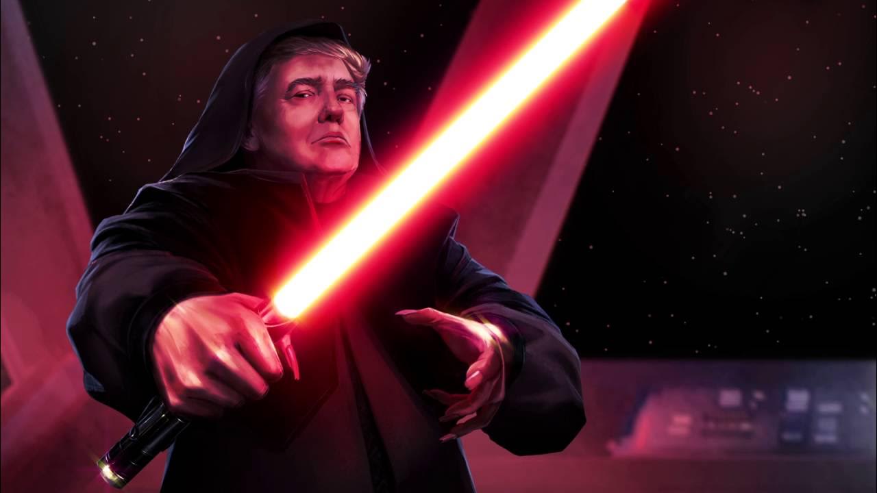 Белый дом изобразил Дональда Трампа ситхом