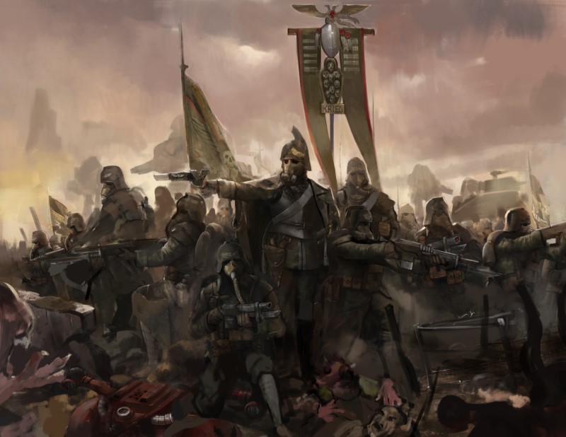 В Москве задержали бойца Корпуса Смерти Крига из Warhammer 40,000