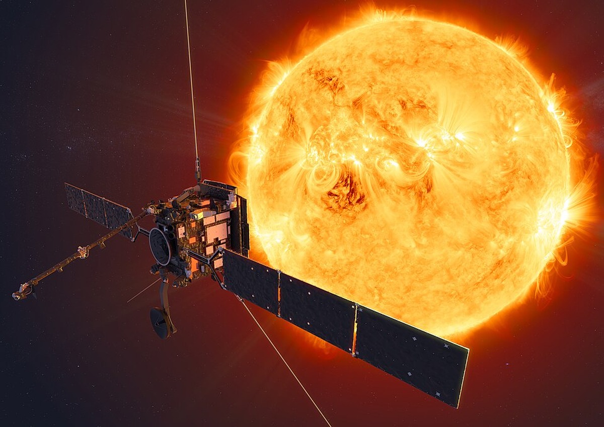 Solar Orbiter проследил магнитный излом солнечного ветра до горячих петель Солнца