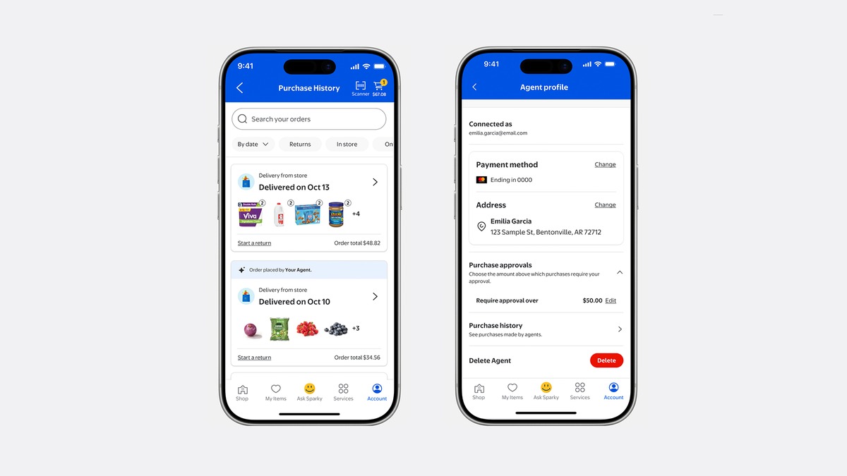 Walmart готовит отдельные профили для ИИ-агентов — с лимитами на покупки