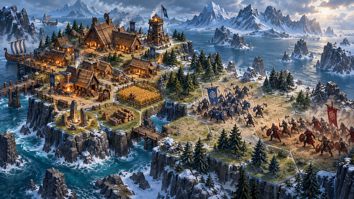 Northgard получила асинхронный автобаттлер — Battlegrounds вышла в раннем доступе