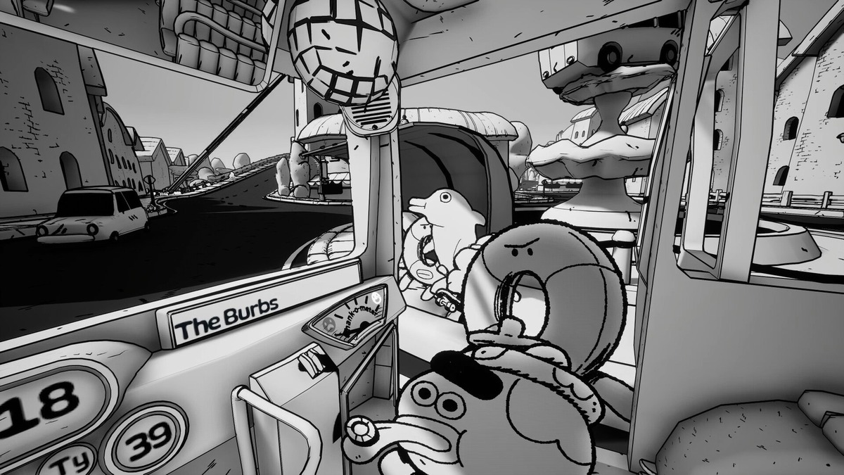 Double Fine выпустила Thank You Bus Driver — первый релиз Action Labs