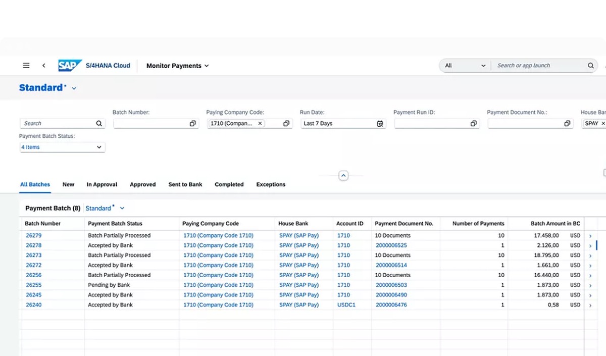 В SAP Cloud ERP встроили платежи — счета можно оплачивать без банковского портала