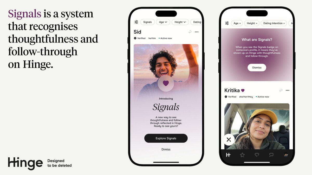 Hinge начала блокировать скриншоты анкет в Индии